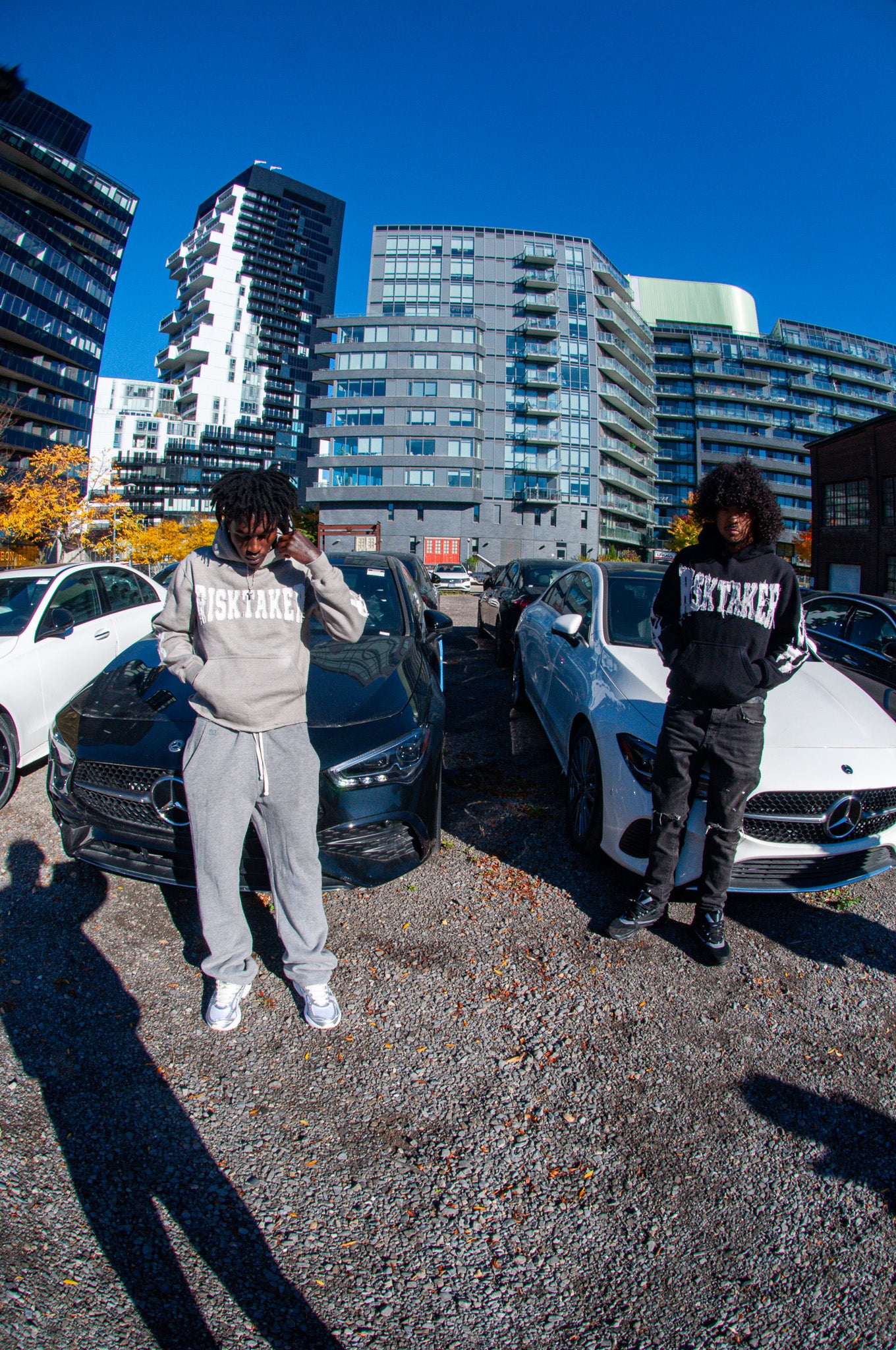GREY & OFF-WHITE “RISK IT ALL” HOODIE BUNDLE *LIMITED TIME OFFER*