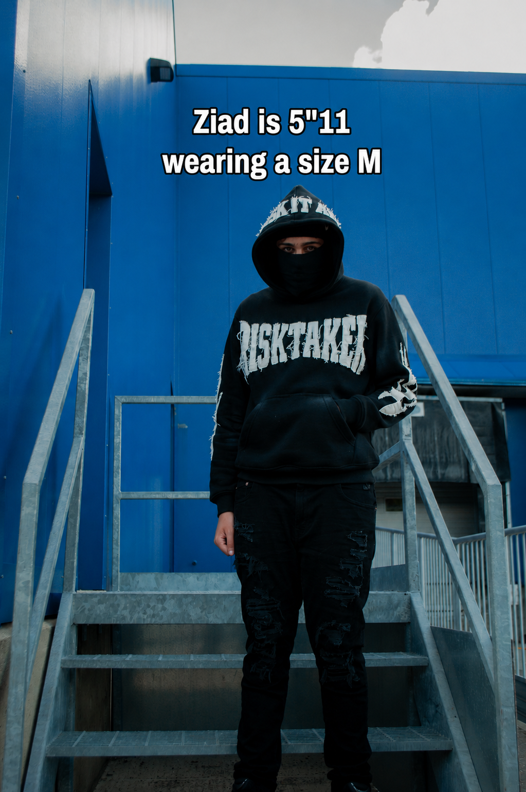 “RISK IT ALL” OFF-WHITE HOODIE