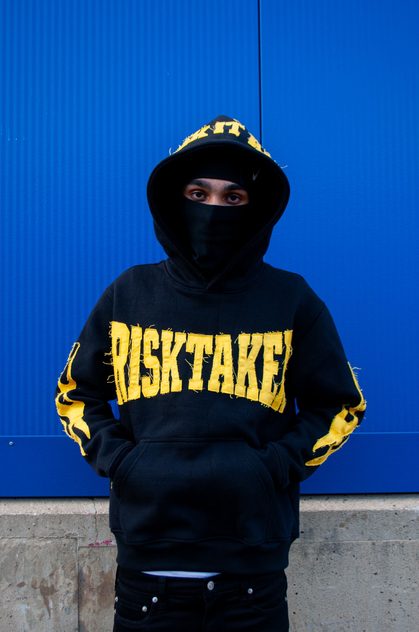 “RISK IT ALL” YELLOW HOODIE