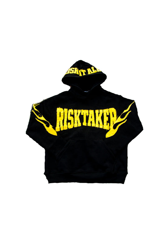 “RISK IT ALL” YELLOW HOODIE *LIMITED STOCK*